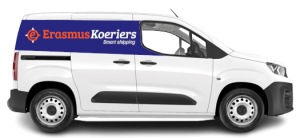 Bestelauto medium van Erasmus Koeriers: een Peugeot Partner L1